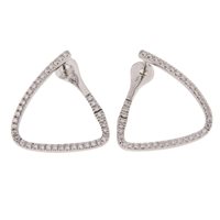Orecchini Nicora Donna in Oro bianco Diamante 0.55 Ct CU-BOCCOLE-T-OB - CU-BOCCOLE-T-OB